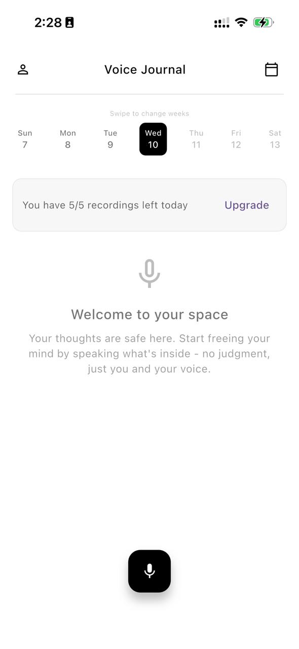 Voci Voice Journal - Additional App Feature